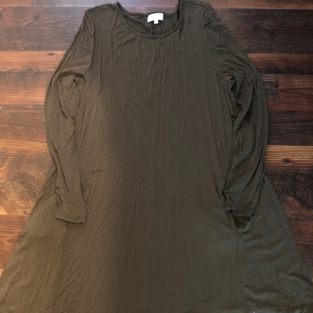 Army green Mudpie tunic dress, women’s size large